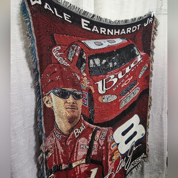 Dale Earnhardt Jr. NASCAR Tapestry Blanket - Picture 2 of 14